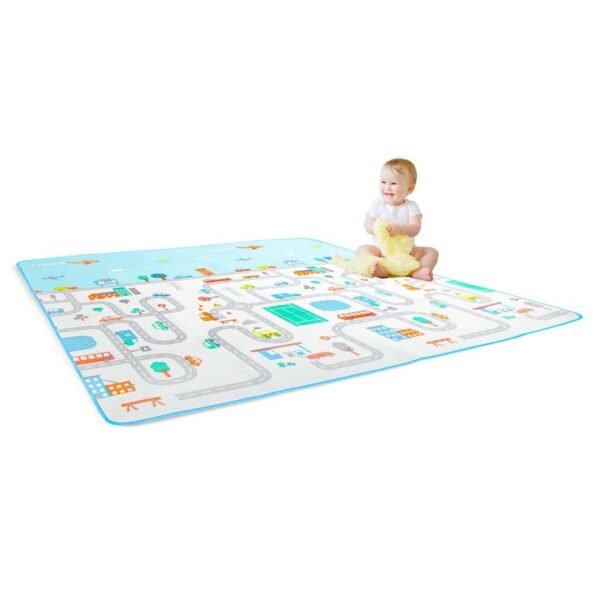 Mat educațional din spumă pentru copii stradă 180x200cm - imagine 7
