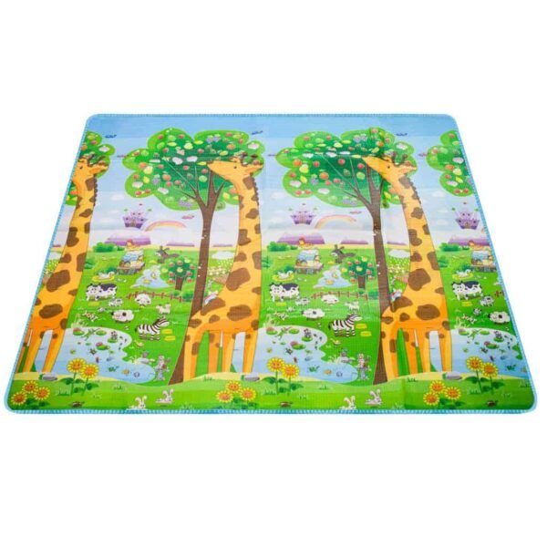 Covoraș educativ din spumă cu două fețe ZOO 200cm x 180cm x 0,5cm - imagine 5