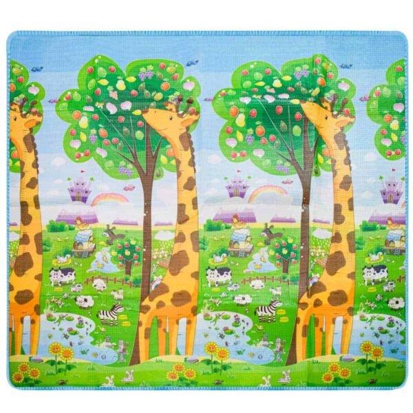 Covoraș educativ din spumă cu două fețe ZOO 200cm x 180cm x 0,5cm - imagine 6