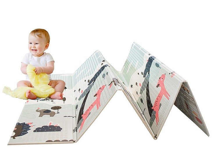 Jucarie educativa pentru copii, castel din puzzle moale și sigur pentru joacă și dezvoltare.