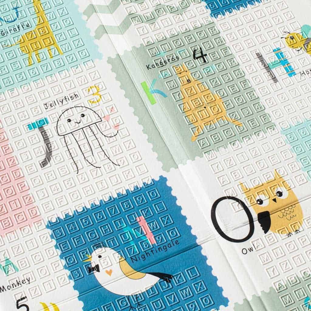 1. Jucării educative pentru copii, puzzle cu litere și animale colorate, Dezvoltare cognitivă.