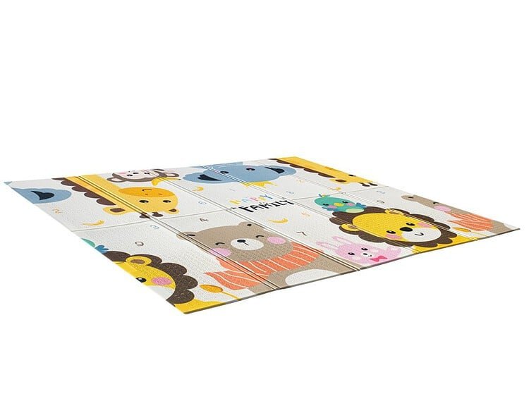 Joc de puzzle mozaic pentru copii cu animale, educativ și decorativ, ideal pentru camera copilului.