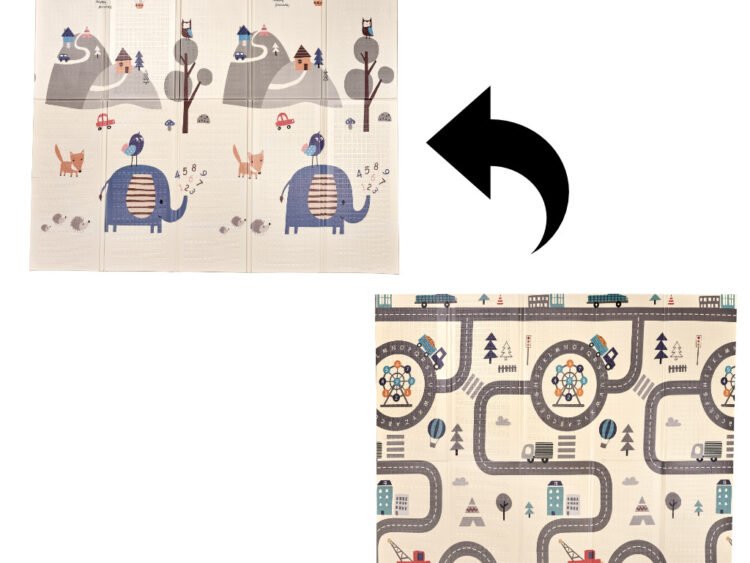 Jucării pentru copii din burete cu model de elefanți și baloane, perfect pentru camera micuților.