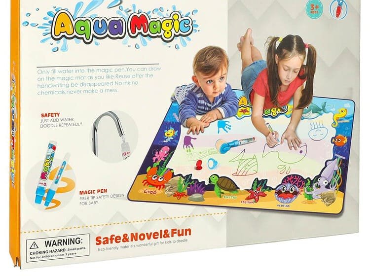 1. Caiet de desen pentru copii cu marker și apă magică, jucării creative pentru kids 3+.