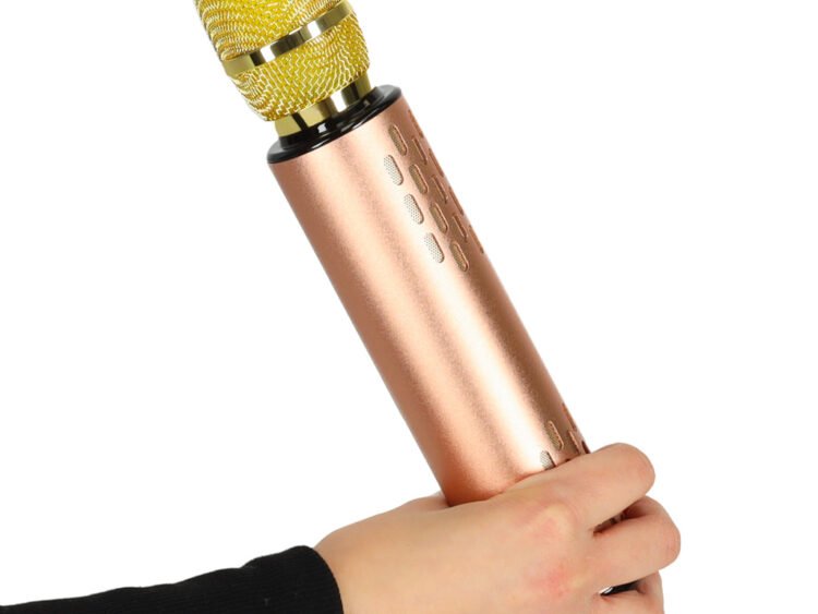 Microfon pentru karaoke, echipament muzical portabil, microfon wireless pentru telefon, aparat karaoke cu microfon, microfon pentru evenimente, microfon pentru iPhone și Android.