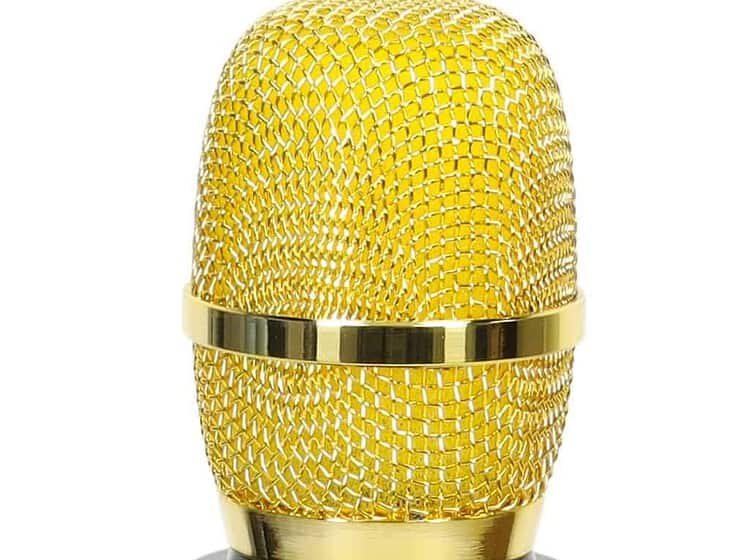 Microfon jucărie, design modern, aparat pentru jocuri și karaoke, perfect pentru copii.