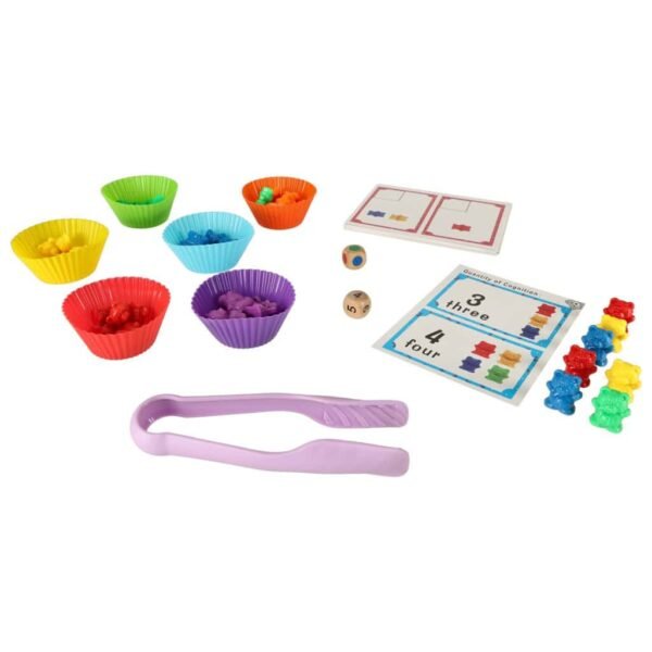 Ursuleți de pluș educaționali care învață să numere montessori 44el. - imagine 9