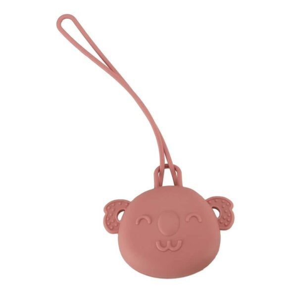 Veselă pentru copii din silicon crab 19 el roz închis - imagine 9