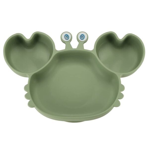 Tigăi de gătit pentru copii din silicon crab 19 el verde -