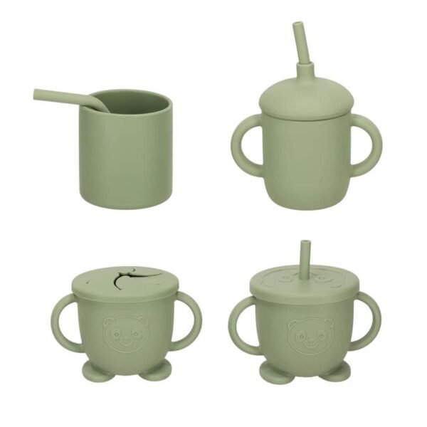 Tigăi de gătit pentru copii din silicon crab 19 el verde - imagine 5