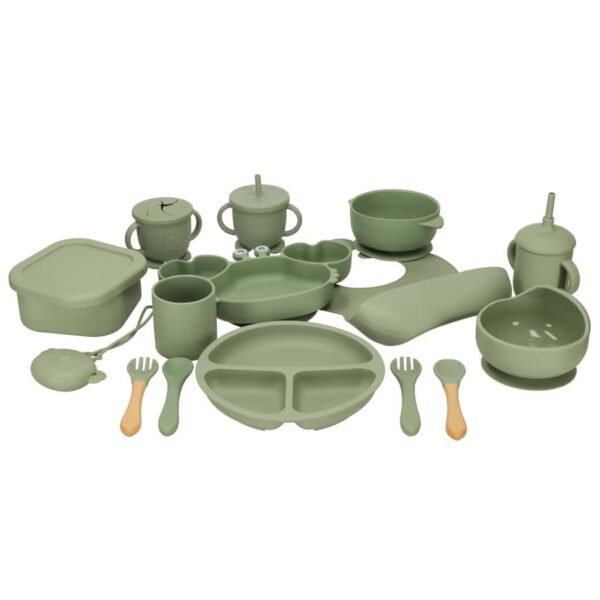 Tigăi de gătit pentru copii din silicon crab 19 el verde - imagine 13