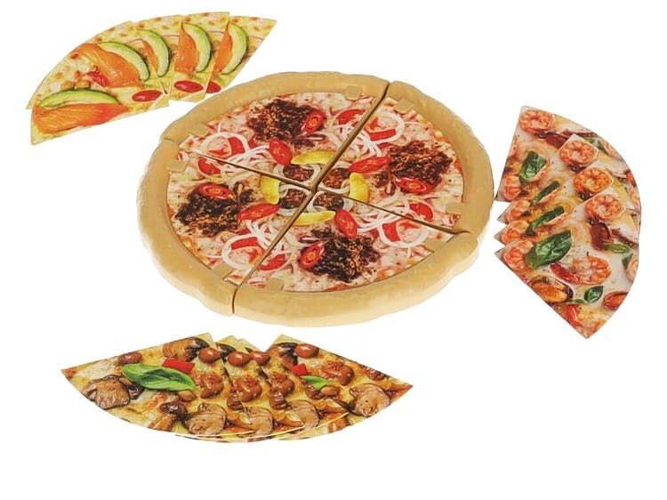 Jucării pentru copii formă de pizza, set de jucarii din plastic, jucarii pentru joacă imaginativă.