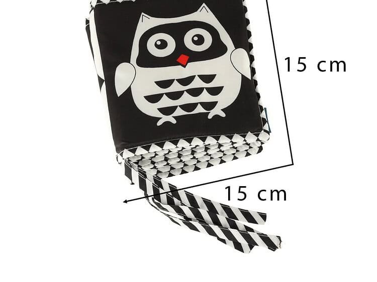 Jucarie educativa pentru copii, castel din pluş cu design cu bufniţă, ideal pentru joacă și dezvoltare.