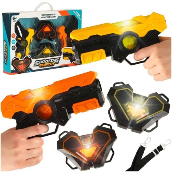 Pistol de paintball cu laser cu țintă infraroșu set de 2. -