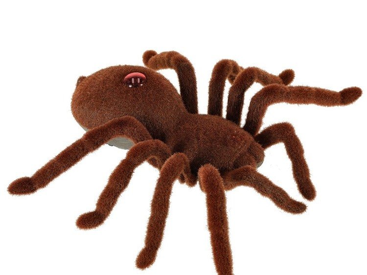 Păianjen jucărie din plus pentru copii, textil moale, cadou perfect pentru cei mici.