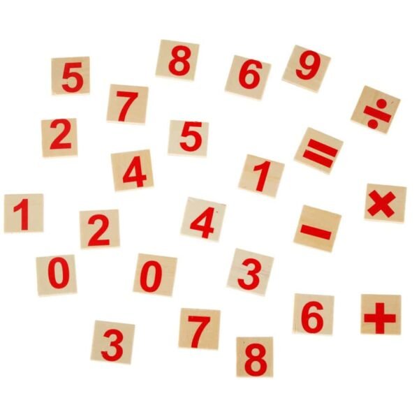 Numărare bastoane de numărare bastoane abacus + numere set de educație Montessori - imagine 4