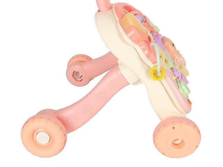 Colorful jucărie pentru copii, triciclu muzical și educativ pentru părinți și copii.