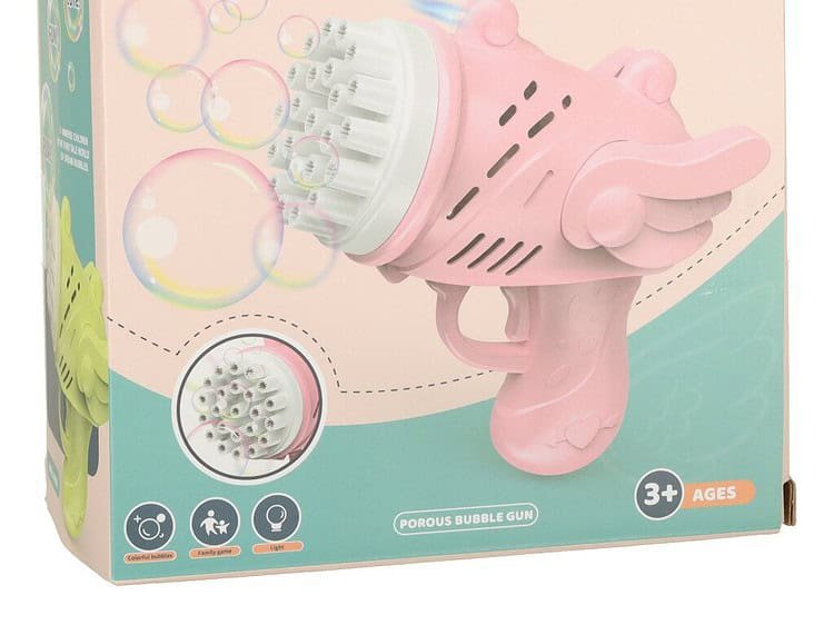 Jucărie de pluș, pușcă cu bule colorate pentru copii, cadou pentru cei mici.