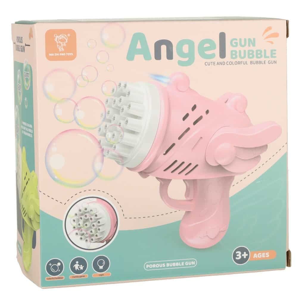 Jucărie de pluș, pușcă cu bule colorate pentru copii, cadou pentru cei mici.