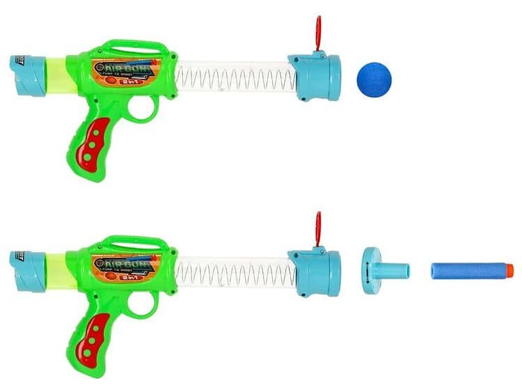 1. Pistol cu bile de jucărie pentru copii, sigur și distractiv pentru joacă indoor și outdoor.