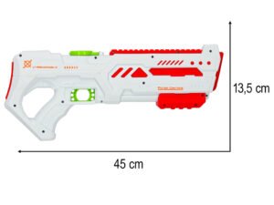 1. Jucarie pistol cu Dumnezeii pentru copii, design modern, dimensiuni 45x13,5 cm.