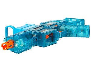 Pistol cu apă din plastic transparent, jucărie pentru copii, ideal pentru joacă în aer liber.