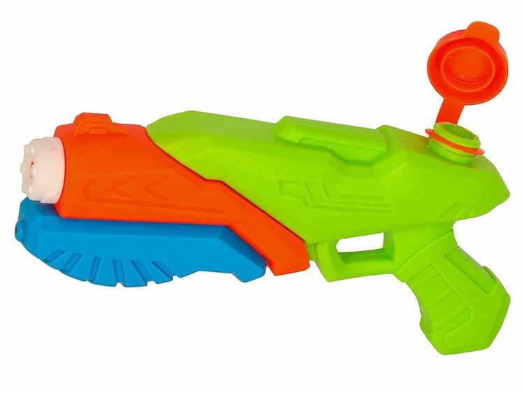 Jucarie de apa pentru copii, pistol de joaca, jucarie colorata pentru distractie in piscina.