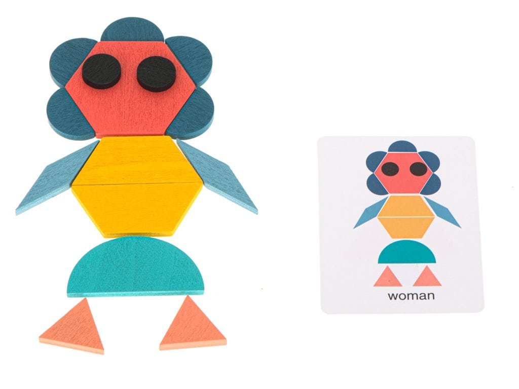 Puzzle montessori din lemn 180el. - imagine 5