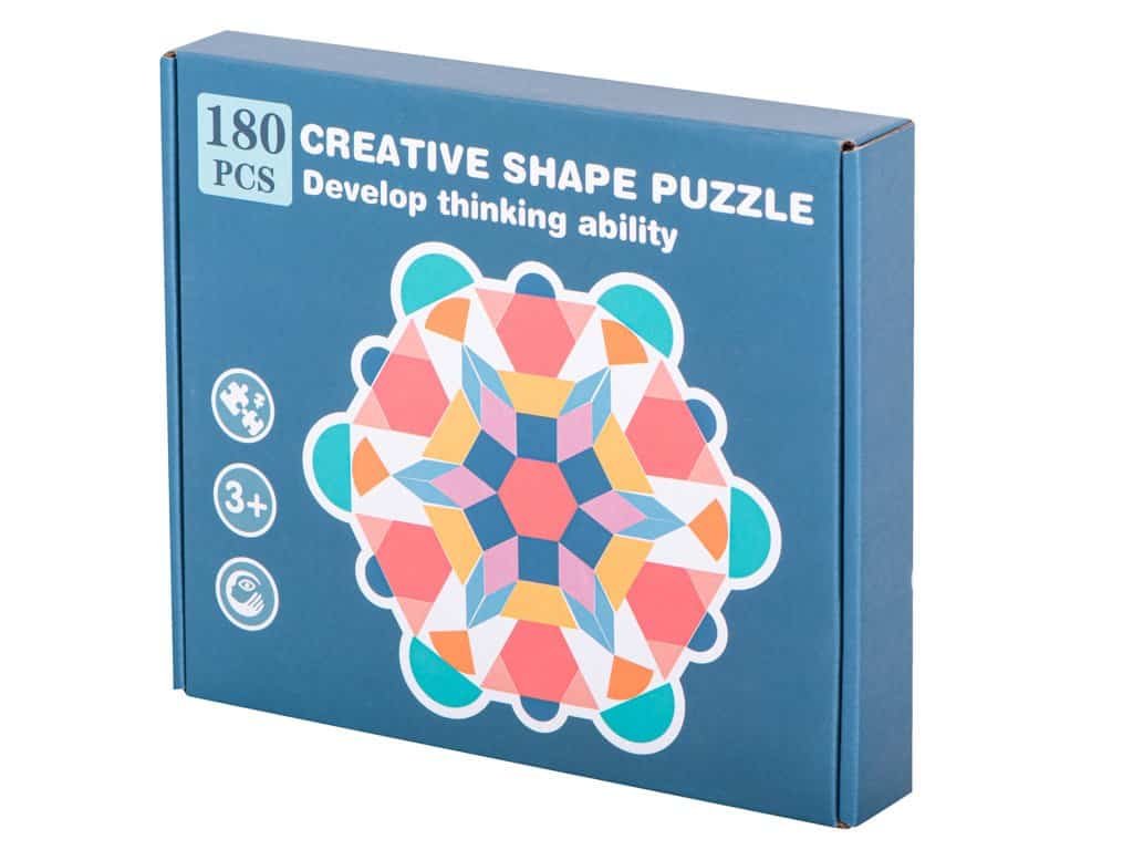 Puzzle montessori din lemn 180el. - imagine 10