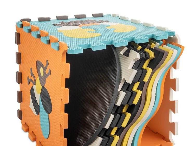 Joc puzzle din spumă pentru copii, puzzle 3D, pluș, pentru joacă educativă și sigură.