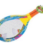 Rachete de tenis cu LED-uri luminoase + săgeți - Un set senzațional de badminton. Rachetele sunt iluminate cu LED-uri