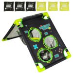 Joc artizanal de aruncat saci la o țintă -