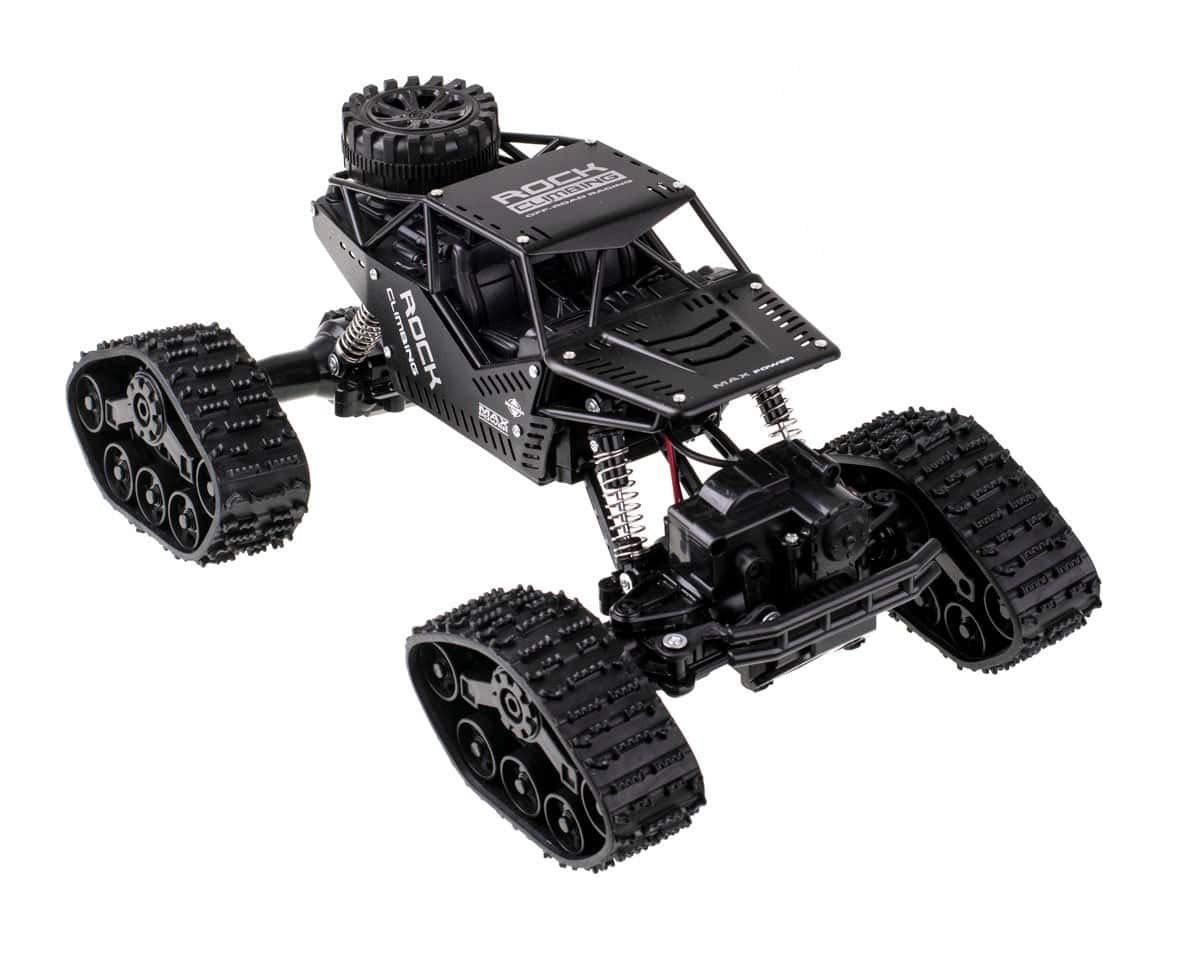 RC Rock Crawler 4x4 LHC012 masina 2in1 negru - Mașină RC ROCK Crawler cu telecomandă. Fabricată din plastic cu elemente din plastic