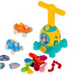 Aerodinamică mașină aerodinamică lansator de baloane capsulă - Aerodinamică mașină lansator de baloane - capsulă spațială. Acesta va fura inima micului explorator. Jocul stimulează imaginația și încurajează gândirea analitică. Setul include: lansator