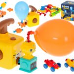 Aerodinamică mașină aerodinamică balon lansator pisica - Mașină aerodinamică lansatoare de baloane - cat. Acesta va fura inima micului explorator. Jocul stimulează imaginația și încurajează gândirea analitică. Setul include: lansator