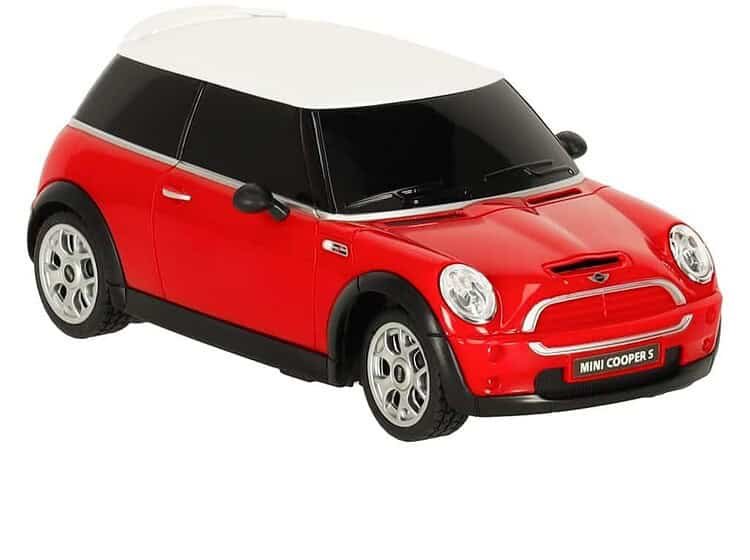 Mini mașină de jucerie Mini Cooper S pentru copii, model realist și atractiv.