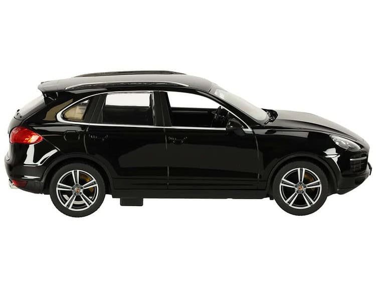 Jucarie masina sport neagra pentru copii, realistă și detaliată pentru joacă creativă.