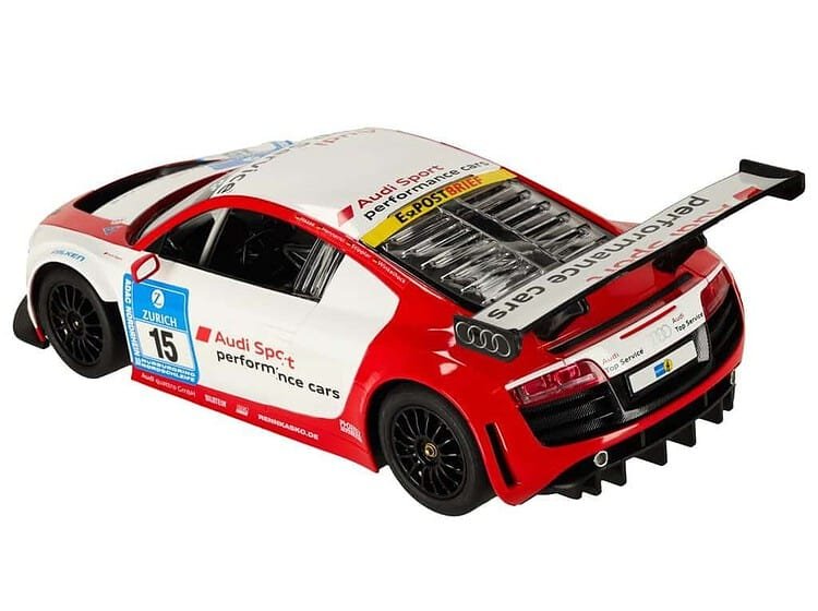 Jucărie mașină sport Audi RS model pentru copii, detalii și realistică.