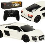 Mașină RC 1:24 AUDI R8 2015 alb -
