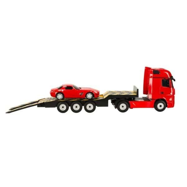 Mașină RC 1:26 Mercedes-Benz Actros roșu - imagine 3