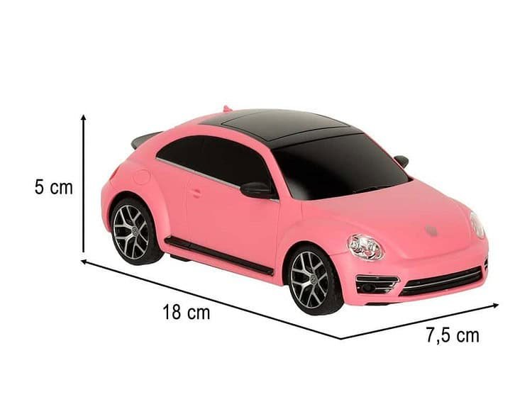 1. Masina copii roz, jucarie de plus, dimensiuni 18x7,5x5 cm, perfect pentru joaca și decor.