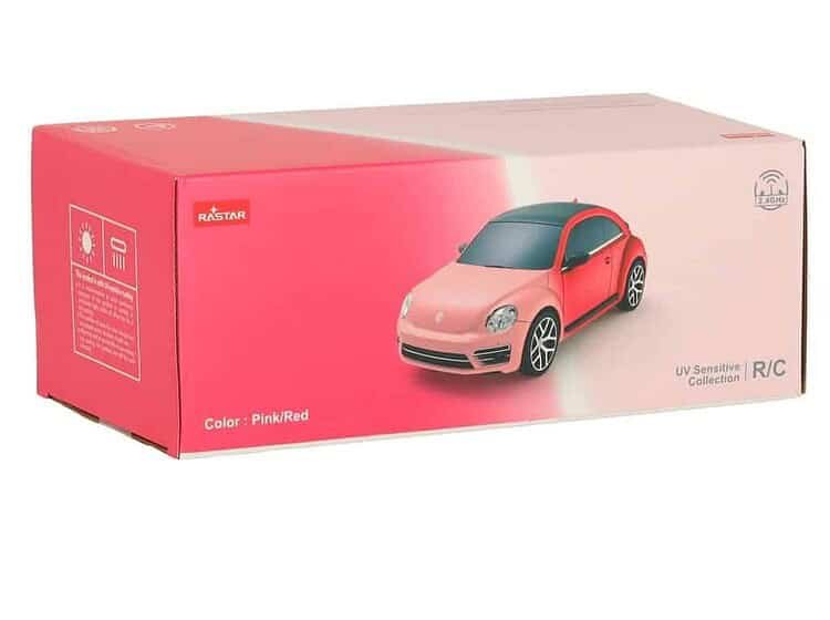 Mașinuță radiocomandată roz pentru copii, jucarie educativă și distractivă, ideală pentru domeniul jucăriilor pentru copii.