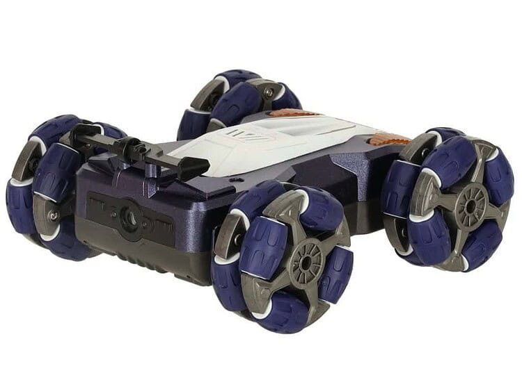 Mini robot telecomandat cu rotile, jucarie educativă pentru copii, dezvoltă abilități tech.