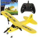 Aeronave RC FX803 Piper 150mah - Avion galben cu telecomandă - zboară singur în aer. Fabricat din plastic asemănător polistirenului. Forma aerodinamică permite zboruri impresionante. Distracție și emoții garantate! Alimentare: baterie reîncărcabilă. Dimensiuni: 30