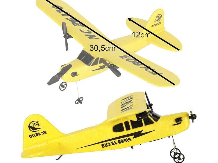 Mini avion Piloți pentru copii, jucărie de colecție, dimensiuni 30,5x23,5x12 cm, perfect pentru joacă și aventură.