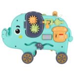 Montessori interactiv elefant pounder sorter blocuri ciocan 26cm -