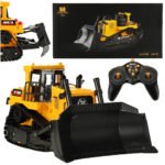 Buldozer RC H-Toys 1554 2.4GHz 1:16 - Un buldoexcavator minunat de la H-Toys. Va fi pe placul micilor constructori. Are un cârlig metalic pentru a slăbi pământul. Componența livrării: buldozer