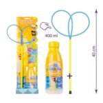 TUBAN hoop pro fluture bule de săpun TUBAN hoop pro bule de săpun + lichid 400ml - Un set care vă permite să deveniți un profesionist al baloanelor de săpun - cerc fluture pro + lichid pentru baloane Tuban 400ml. Cercul vă permite să creați și mai multe bule care vor avea o formă unică. Vârsta: 3+. Lungimea cercului: 40 cm.
