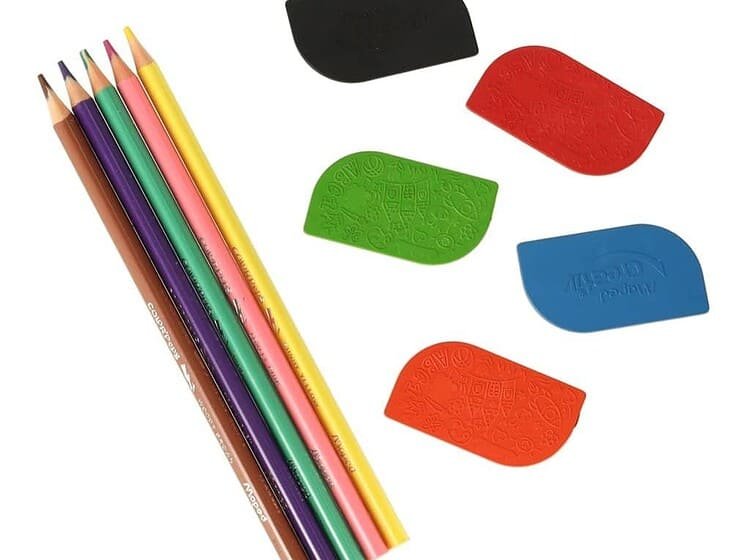 Creion colorat și tablete de șters pentru desen și joc distractiv pentru copii.