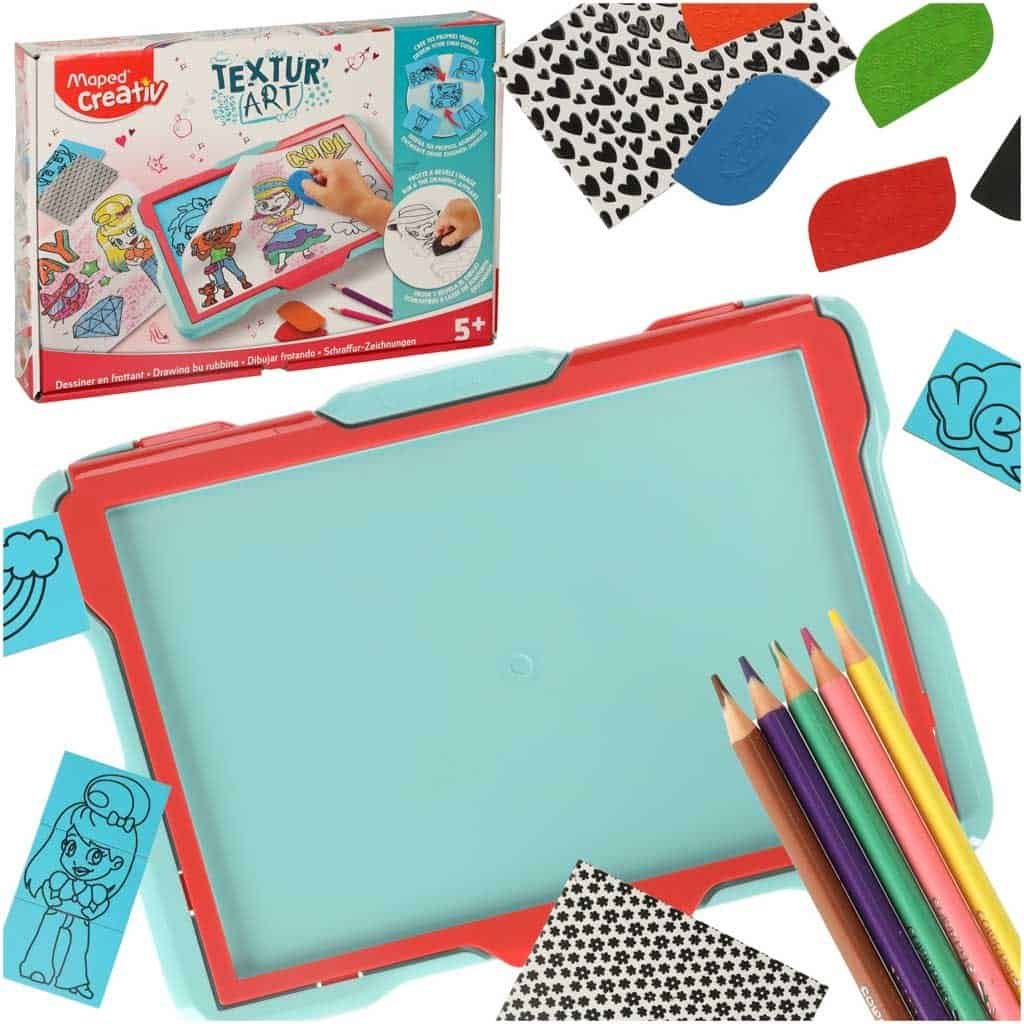 Cartografiere creativă a texturii de tablă albă -